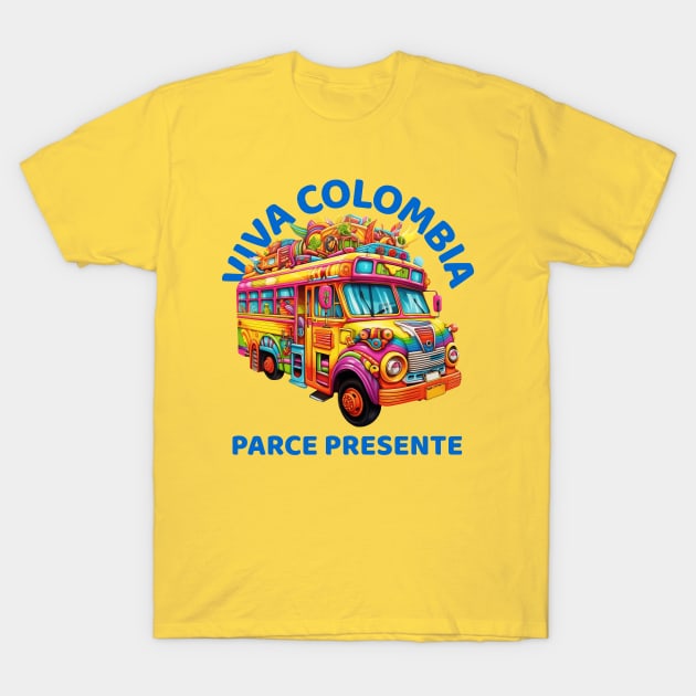 Viva Colombia T-Shirt by Tip Top Tee's